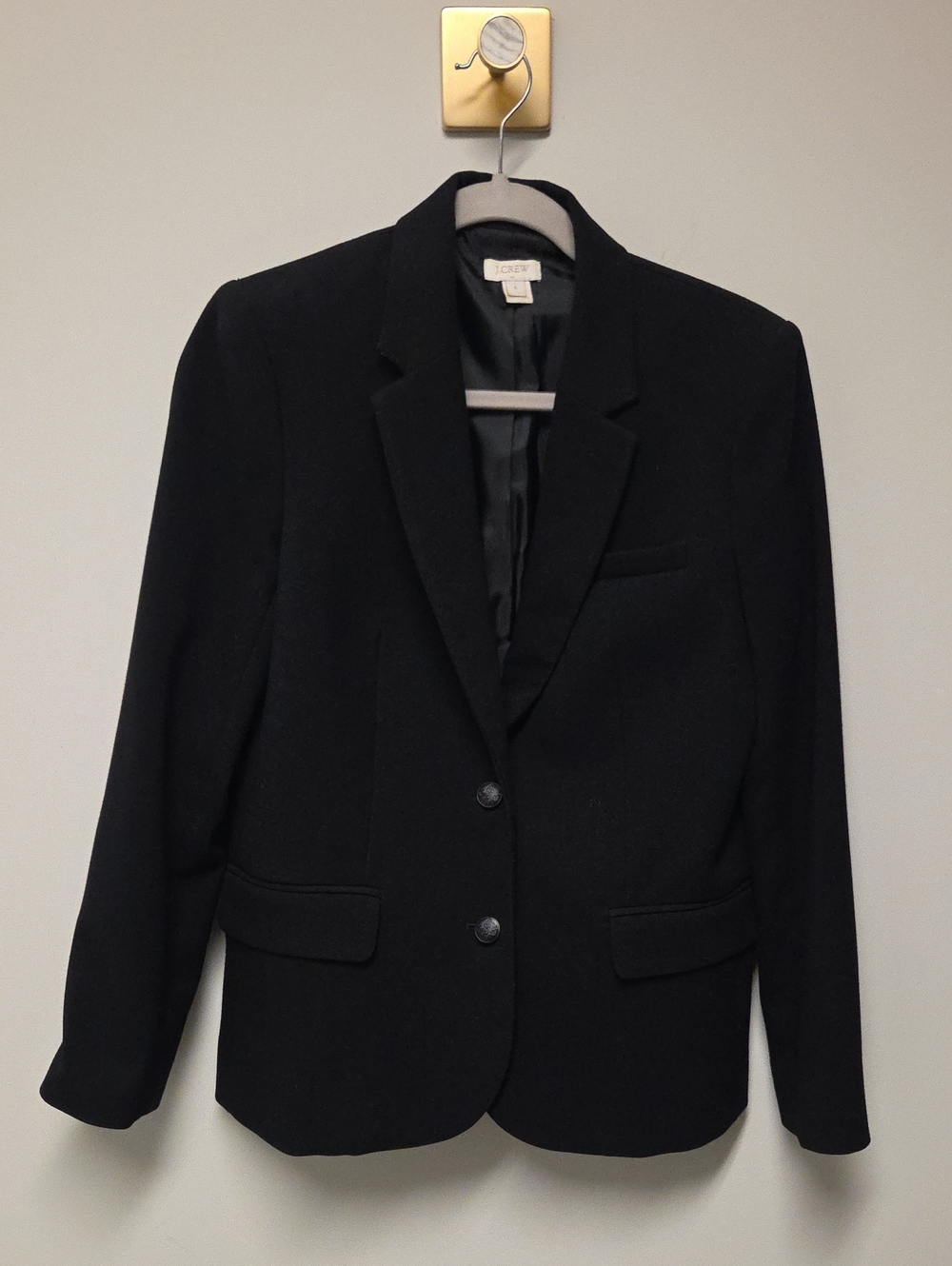 J Crew Women's Black Blazer, Size 6